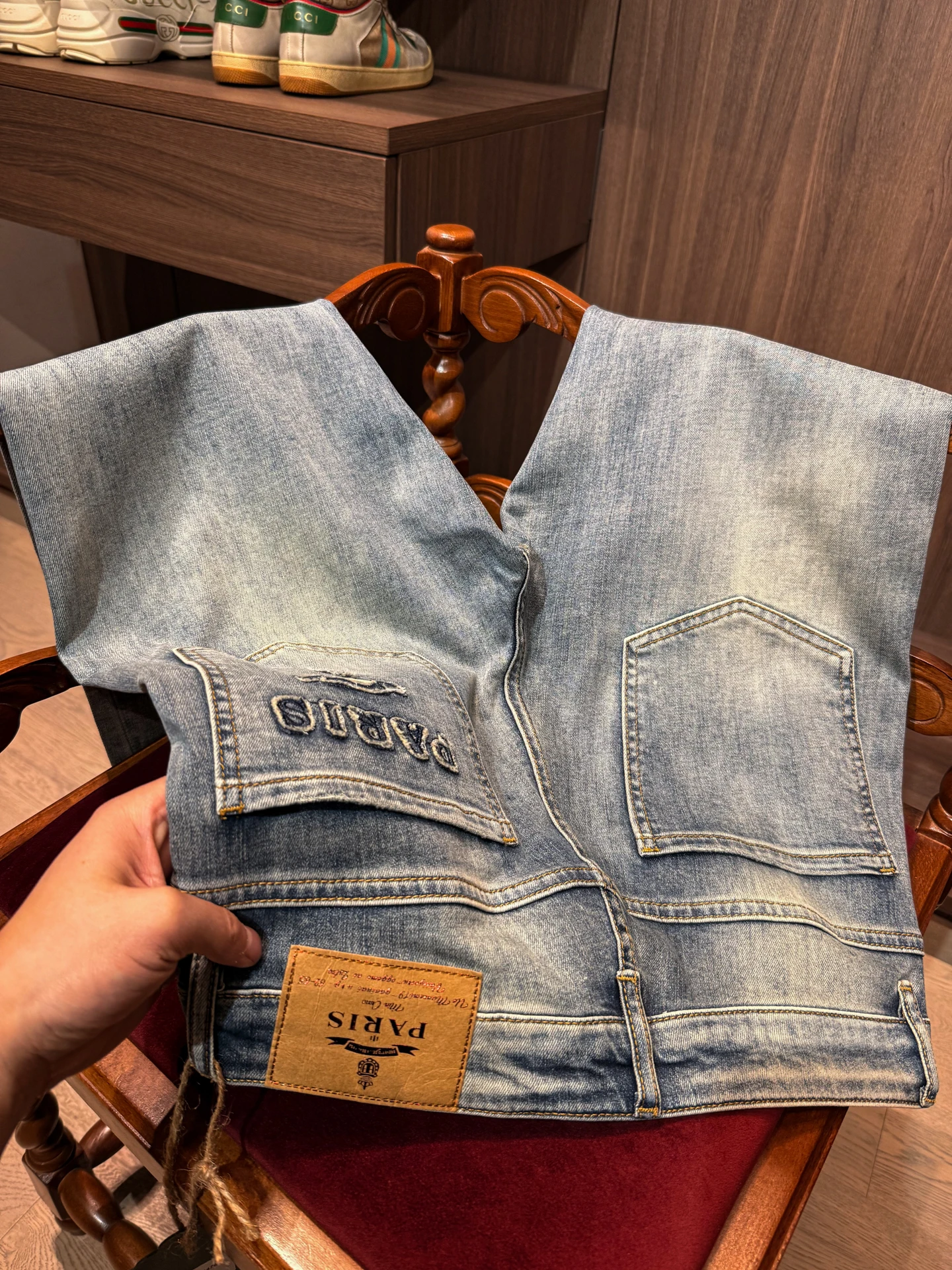 

High-Quali Elastic Cotton Slim Fit Men's Jeans Spring Summer Breathable Comfortable Thin Straight Leg Denim Pants