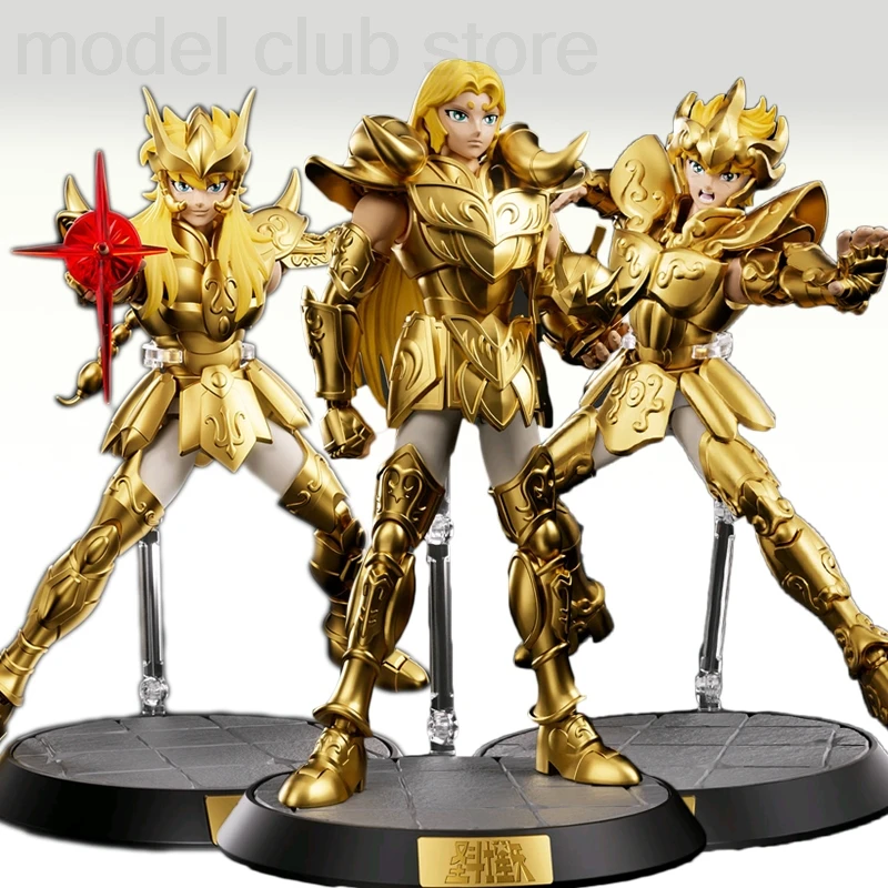 In Stock BLOKEES Model Saint Seiya Myth Cloth EX Leo Aiolia/Aries MU/Scorpio Milo Knights of the Zodiac PVC Armor Action Figure