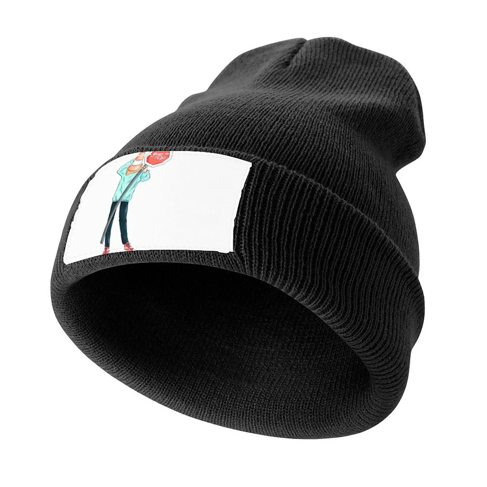 

STOP Knitted Cap Sun Hat For Children Hat Man For The Sun Men's Hats Women's