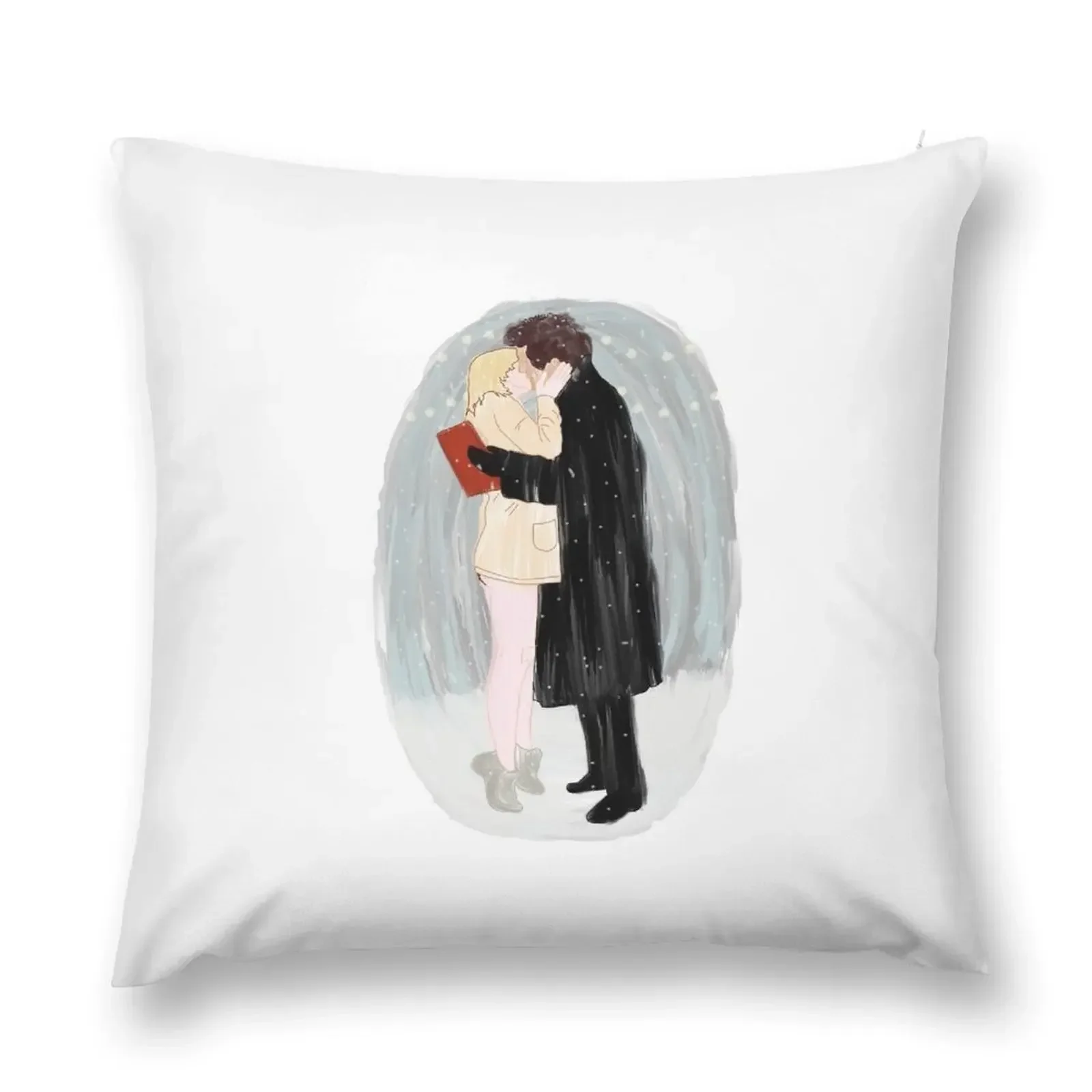 

Bridget Jones Christmas Kiss Throw Pillow Pillow Decor Cushion Cover For Sofa Sofa Cushion Cover pillow