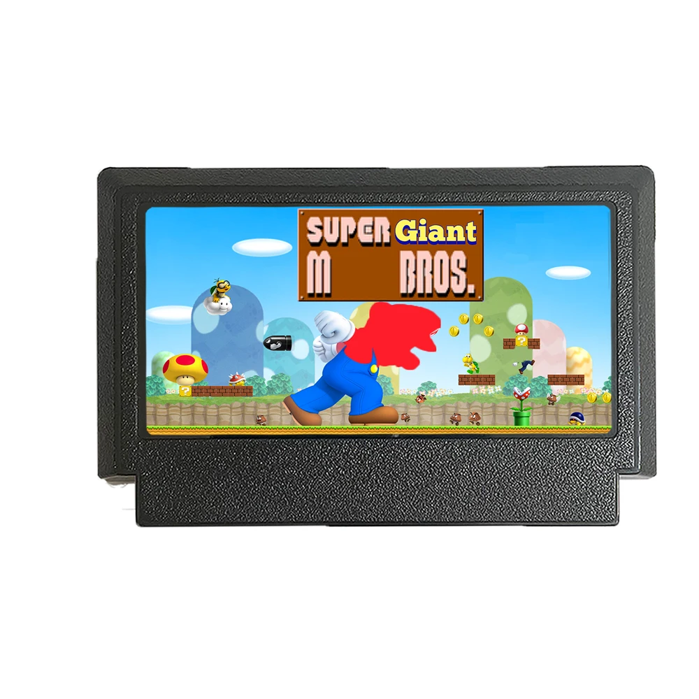 Giant Ma Bros - A Brand NEW 8 Bit 60 Pin FC Famicom Game Cartridge For Nintendo Family Computer Game Console