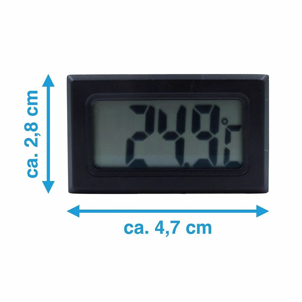 LCD Digital Thermometer With Long Cable Probe For Remote Temperature Sensing In Aquariums Terrariums And Food Storage Areas