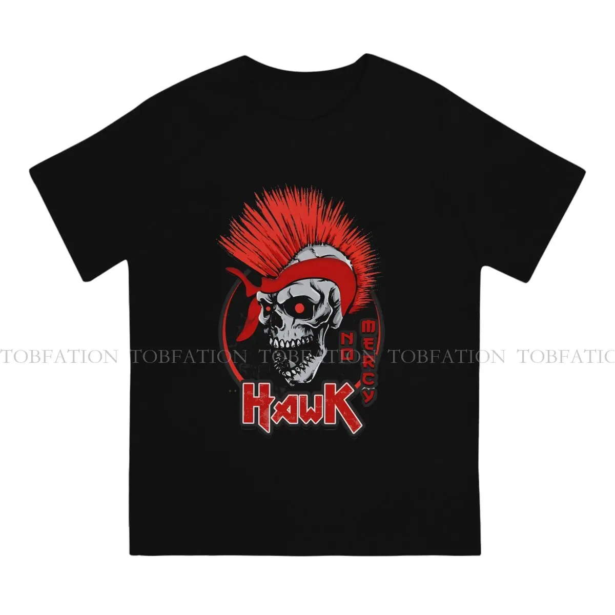 Cobra Kai Hawk Skull Tshirt Graphic Men Tops Vintage Fashion Summer Streetwear 100% Cotton T Shirt