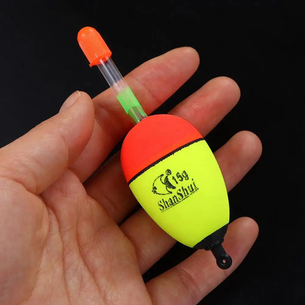 2Pcs Float Fish Bait 5/8/10/15/20/30/40/50/60g Rock Fishing Buoyancy Fishing Bobber Float Light Stick Foam Float Fishing Float