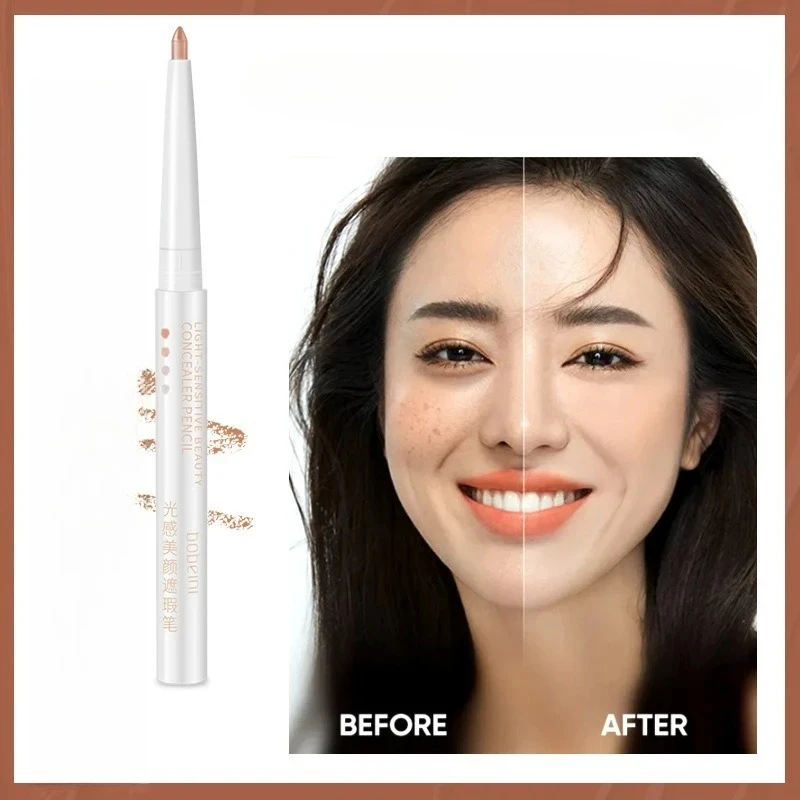 Concealer Pen 3-in-1 Multi-Use for Under Eye Eyelid Aegyo Sal Dark Circles Coverage Natural Finish Waterproof All Day Wear