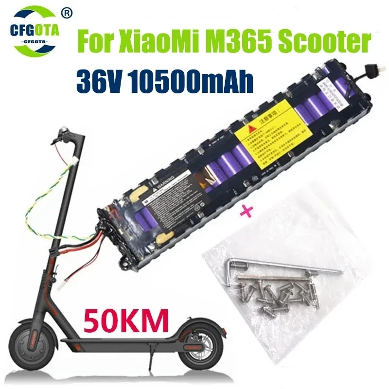 

36V 10.5Ah Scooter Battery Pack for Xiaomi Mijia M365, Electric Scooter, BMS Board for Xiaomi m365 For Xiaomi M365 Battery