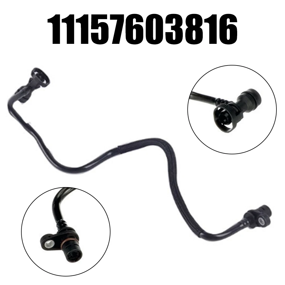 Black Plastic Car Crank Case Breather Pipe Hose Tube For BMW 320 328 528 OEM Part Number 11157603816 Car Accessories