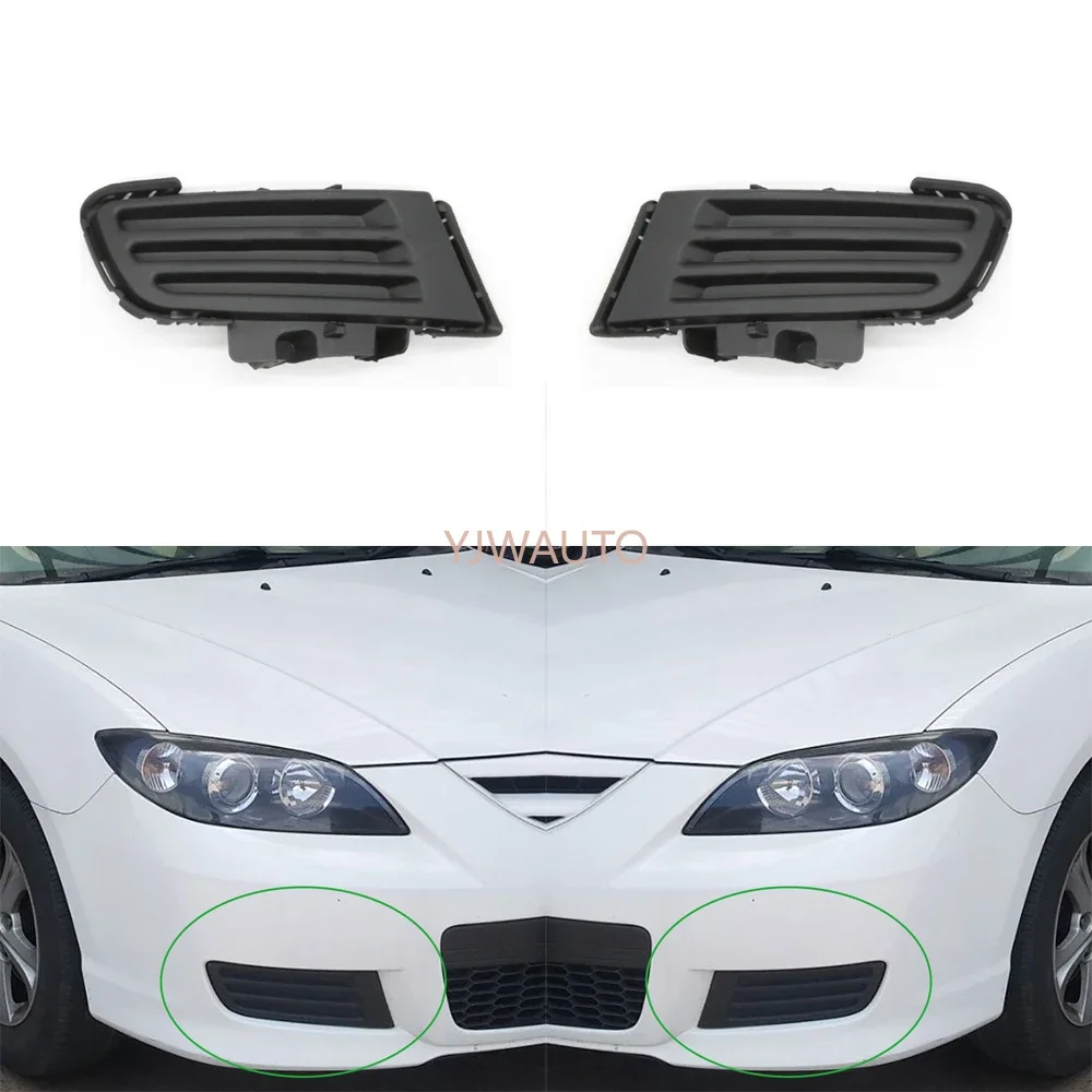 

For Mazda 3 M3 2010 2011 2012 Foglights Cover Car Fog Lamp Vent Base Auto Front Bumper Driving Fog Light Support