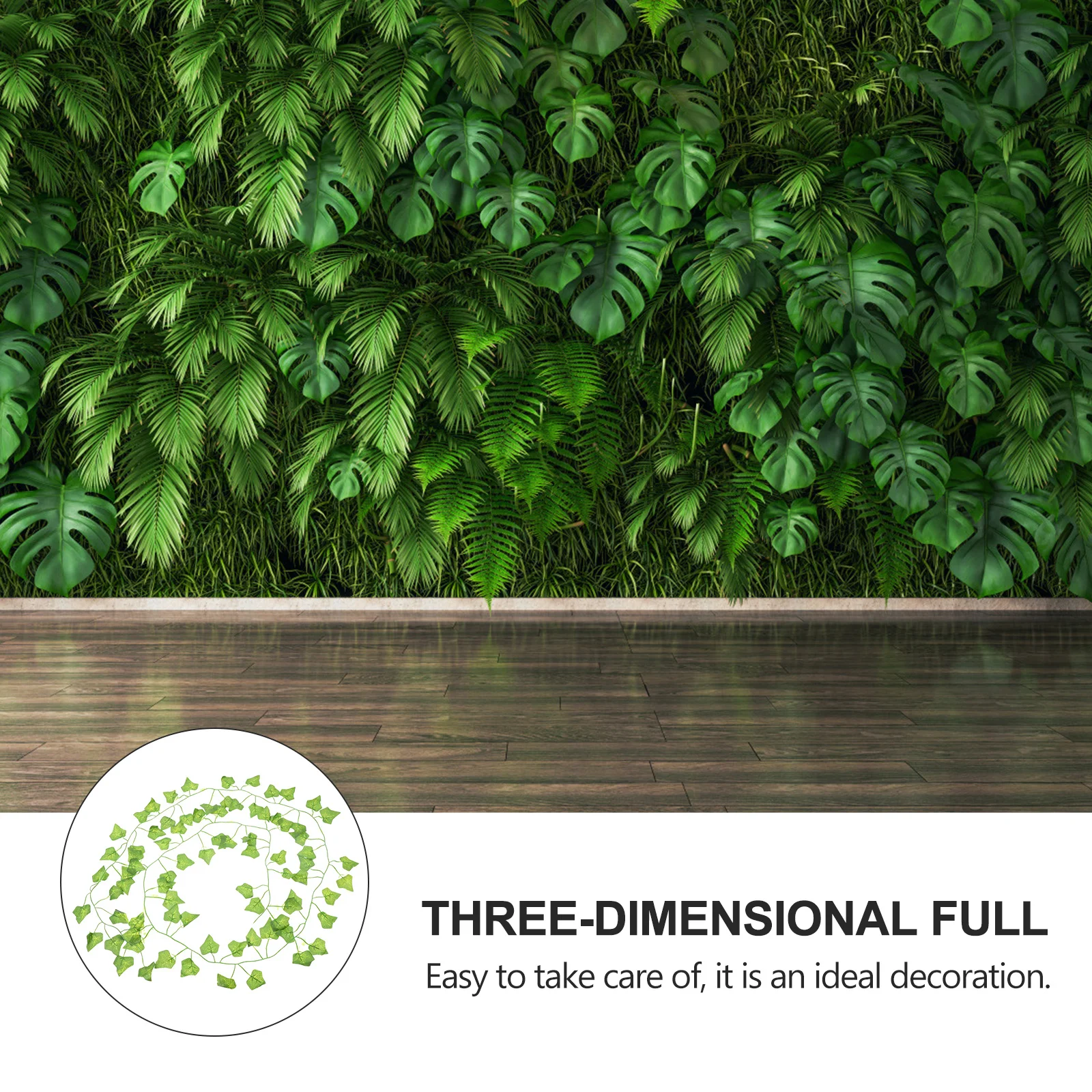 

12Pcs Artificial Vines Lifelike Silk Leaves Simulation Greenery Vines Faux Plant Rattans Indoor Outdoor Decoration
