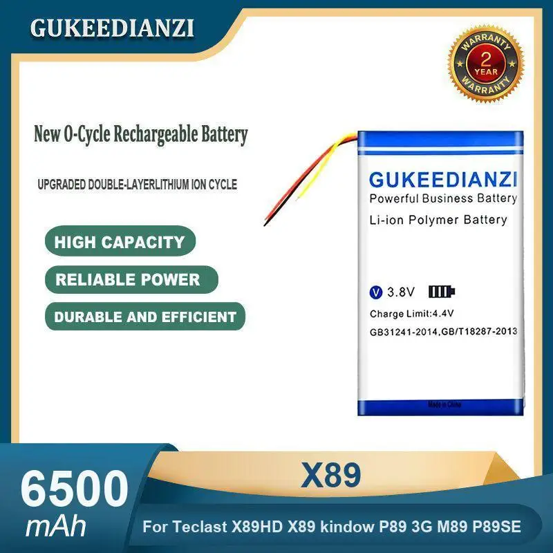 بطارية لـ Teclast X98 Plus 2 Plus2 Air 3G P98 P98HD X89HD X89 kindow P89 3G M89 P89SE air P98 3G P98HD v99i X6 pro X6pro X4 #4
