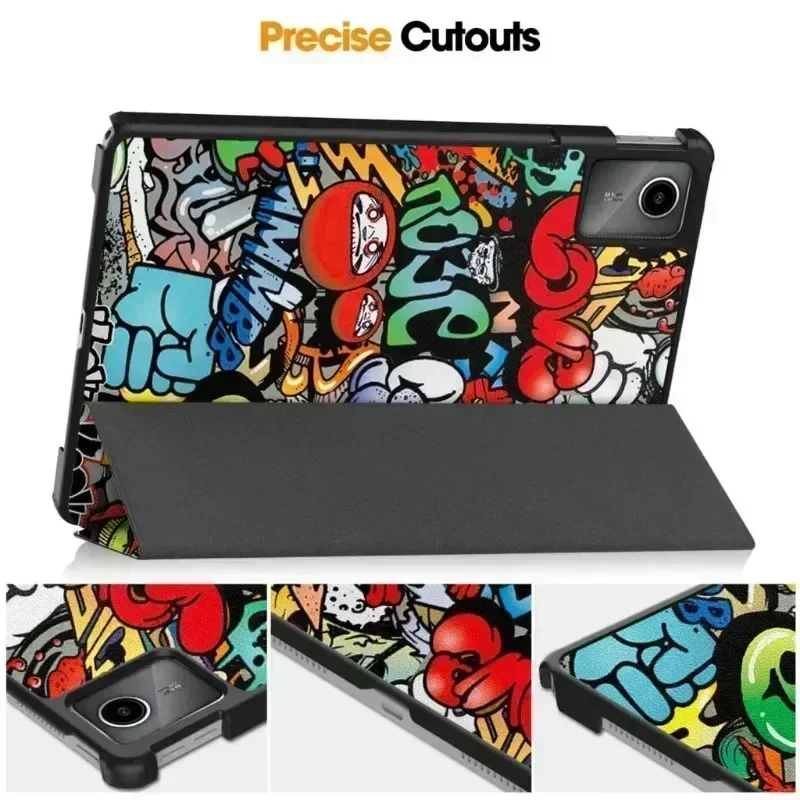 Case for Lenovo Xiaoxin Pad 2024 TB331FC 11 Inch Tri-Folding Stand Magnetic Soft TPU Back Cover for Lenovo Tab M11 TB330FU Case