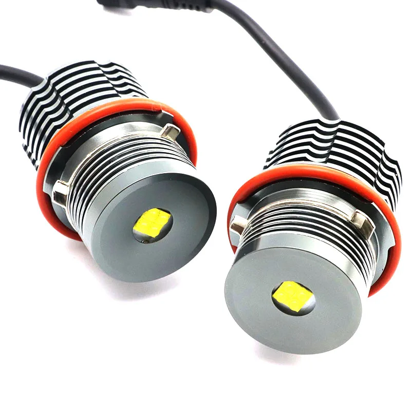 60w branco led anjo olhos halo luzes marcador lâmpada para bmw série 5 e60 e61 pré-lci 520i 523i 525i 528i 530i 535i 540i 545i 04-07