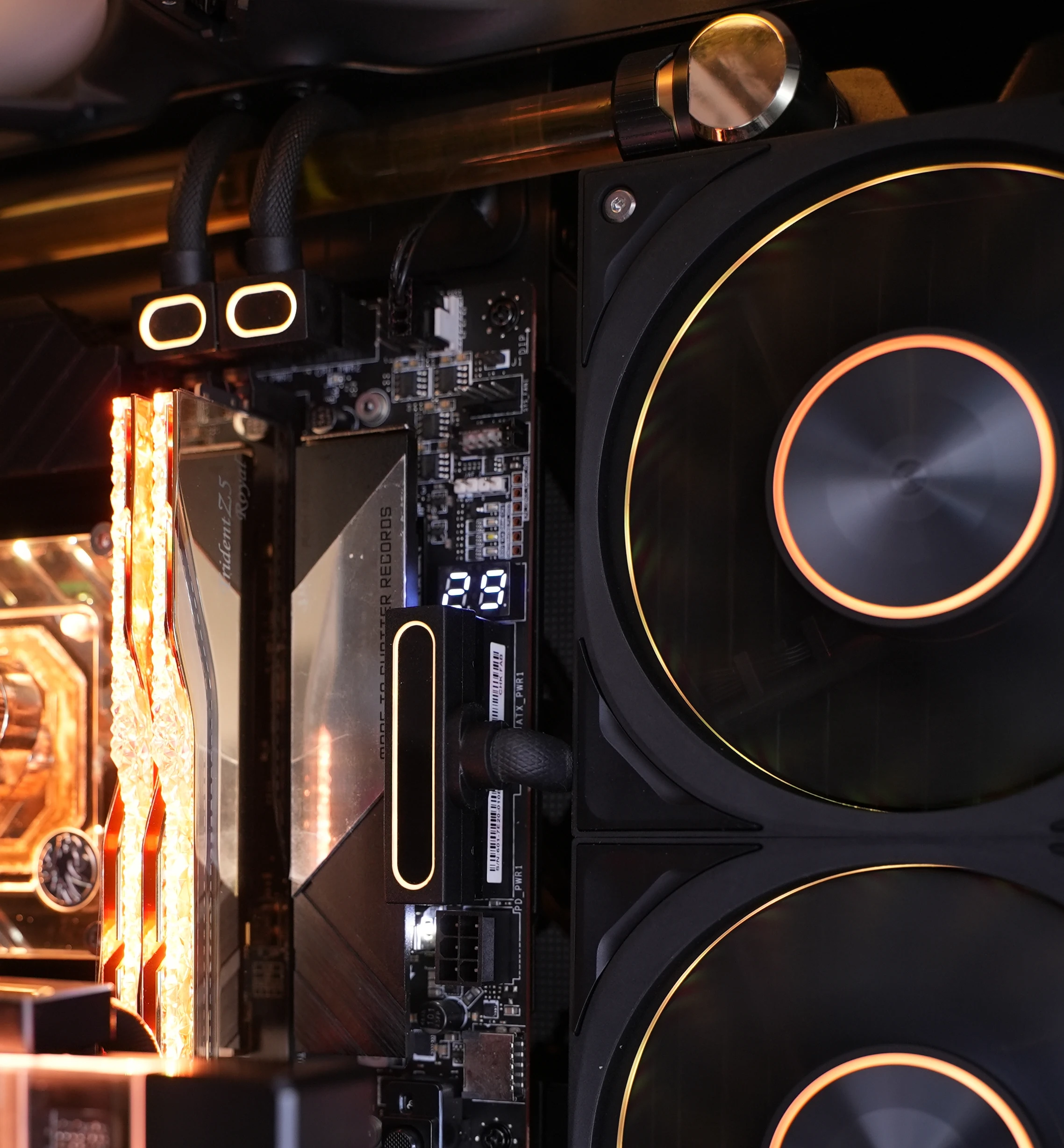 Удлинительный кабель для материнской платы AIJS ATX24Pin, 18AWG 90 °   Прямоугольная конструкция, кабель ARGB 5 В 3-контактный разъем «папа-мама»