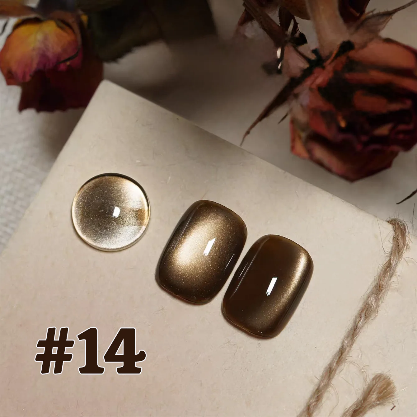 MIANEL 12ML 2025 クリスマスグリーンネイル キャッツアイジェルネイルポリッシュ ホワイトニングガラスビーズ 風林イブニングアドバンスドレッドネイル 1個