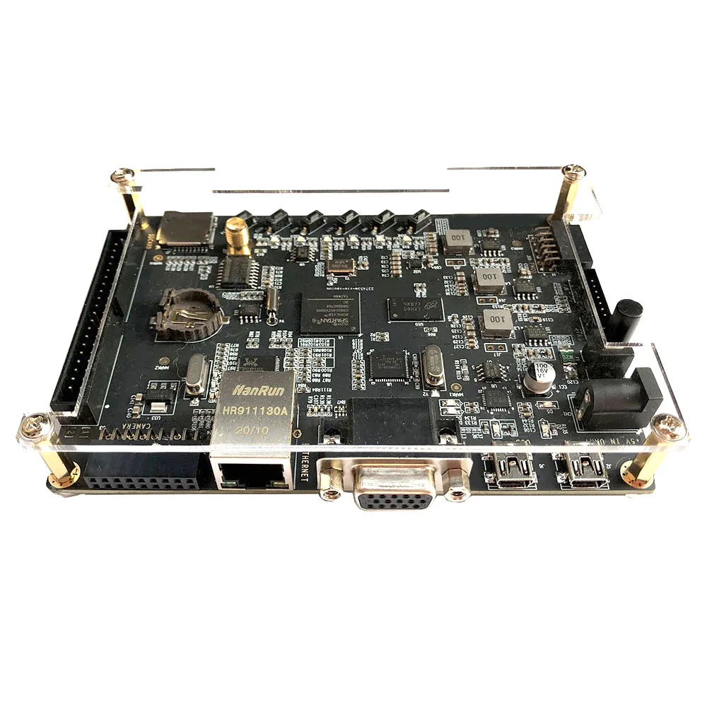 AvaCoreStudy PCB Kit FPGA Development Demo Board Spartan6 XC6SLX16 With DDR3 VGA USB2.0 Gigabit-Ethernet UART SD-Card USB-Progra