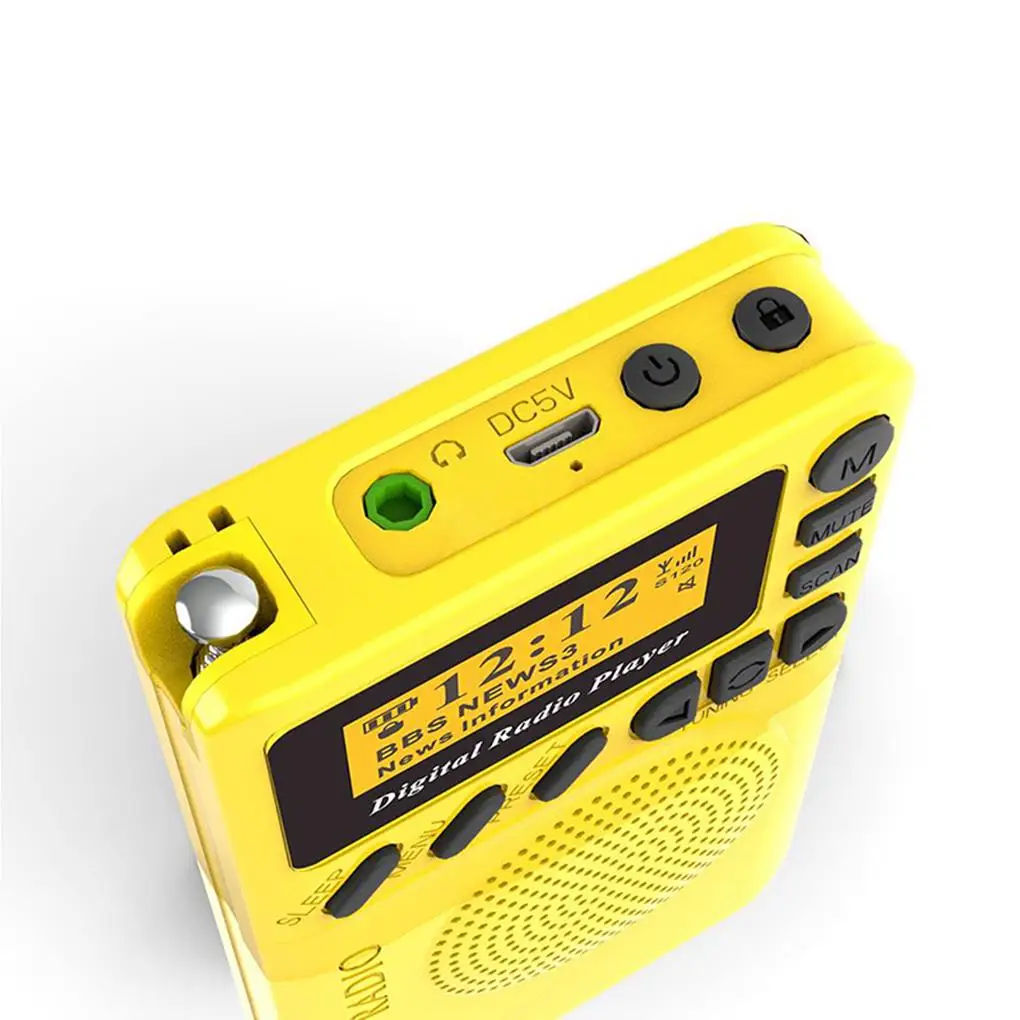 P9 Mini kieszeń Radio przenośne Radio DAB Radio z głośnikiem MP3 do odtwarzania podróży