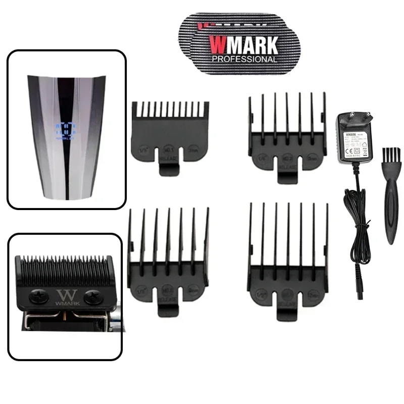 Recarregável Cabelo Clippers para Homens, Kit Máquina De Corte De Cabelo, Corte De Cabelo, Aparador De Cabelo Sem Fio, Alta Qualidade Wmark, 222