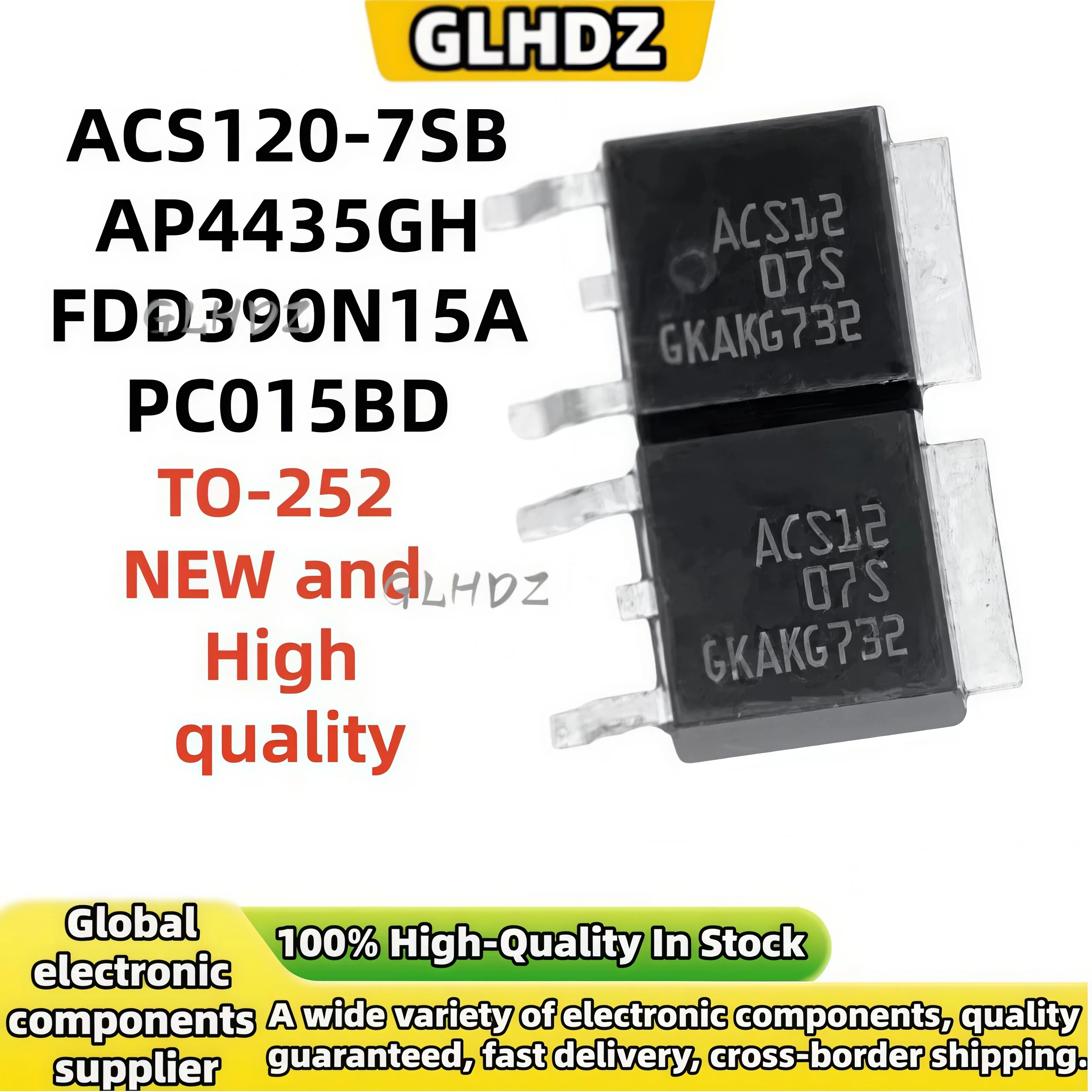 brand new 10-20PCS ACS120-7SB AP4435GH FDD390N15A PC015BD TO-252 In the warehouse