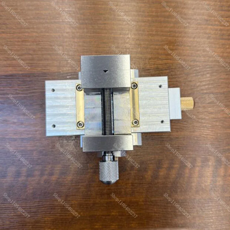 High Precision Manual XY Cross Slide Table Lead Screw Drive for Flat Vise