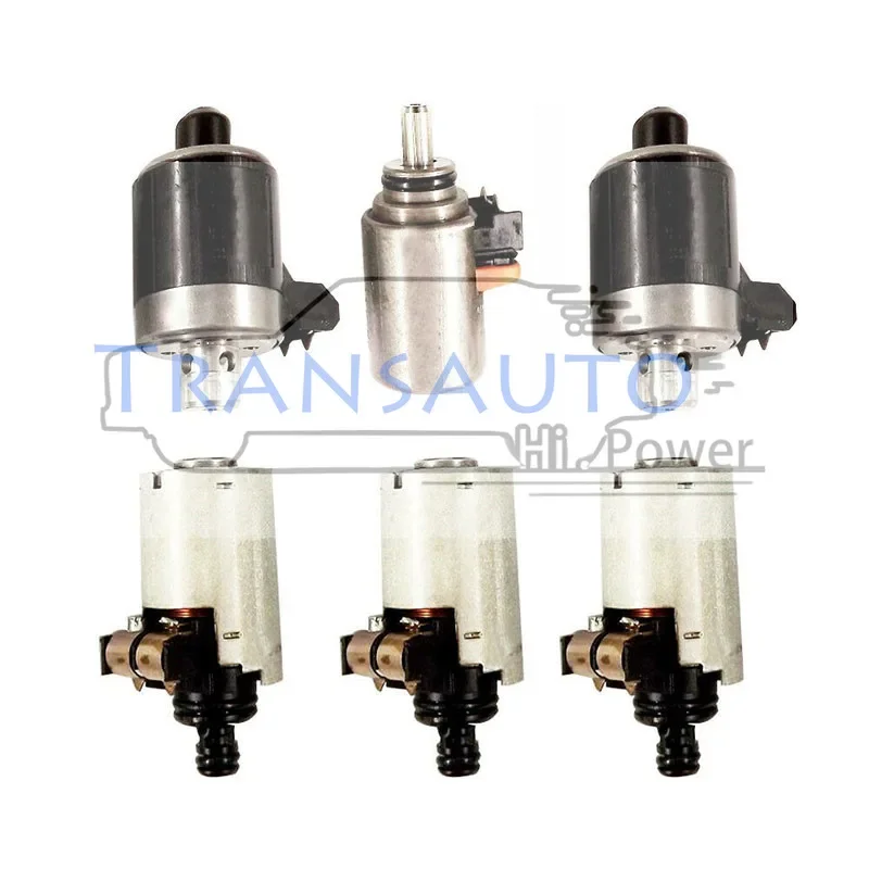 Original 722.6 Gearbox Valve body Solenoids Set 6 Pcs 100% tested for Mercedes Benz 5-SPEED Automatic Transmission