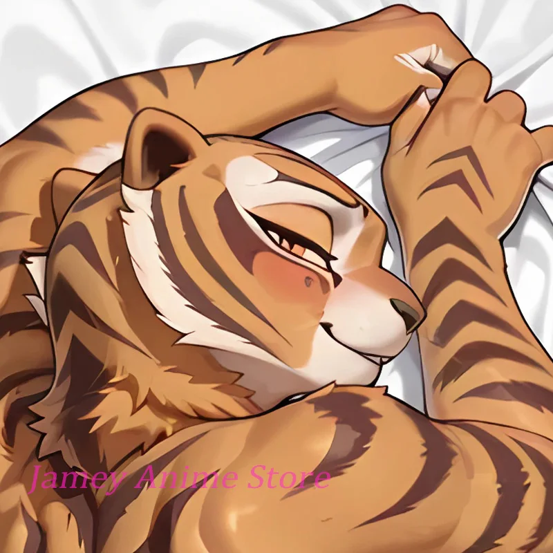 Anime Pillowcase Master Tigress Tiger Dakimakura Life-Size Double-Sided Print Gift 2WAY Body Pillow Cover