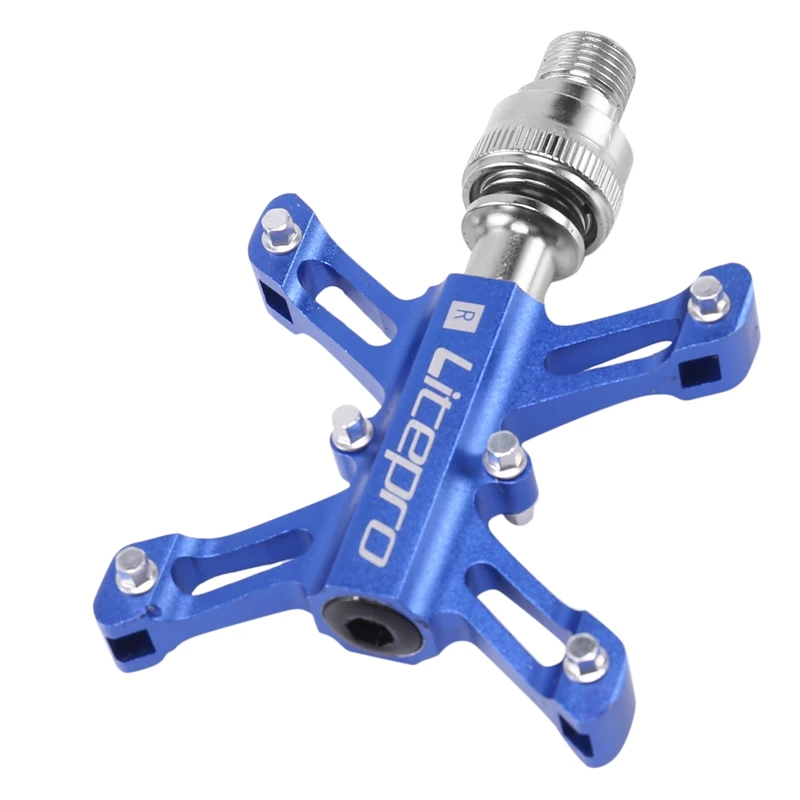 Litepro Quick Release Bicycle Pedals For Brompton Folding Bike Pedals Bearings Lightweight Pedals Blue