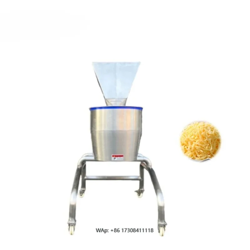 Heavy duty vegetable shredder for food processing plant