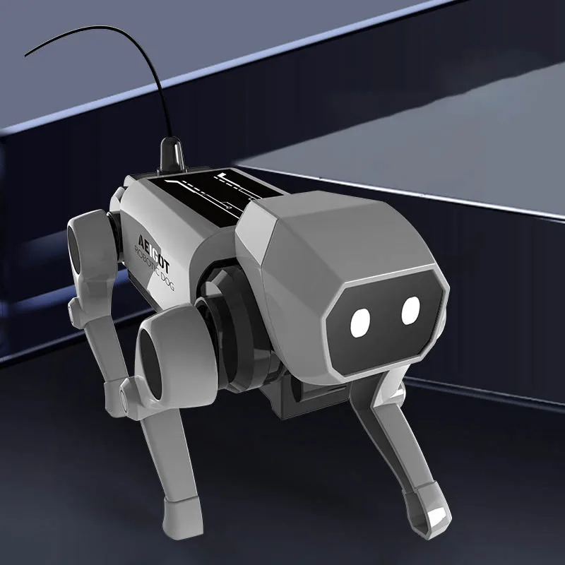 Afstandsbediening voor kinderen Elektrisch mechanisch hondenspeelgoed DIY-montage Intelligente technologie Robothondpuzzel Interactief jongensspeelgoedcadeau