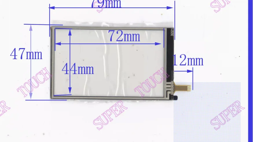 

79 * 47 four wire resistor touch screen external screen handwriting screen digital universal