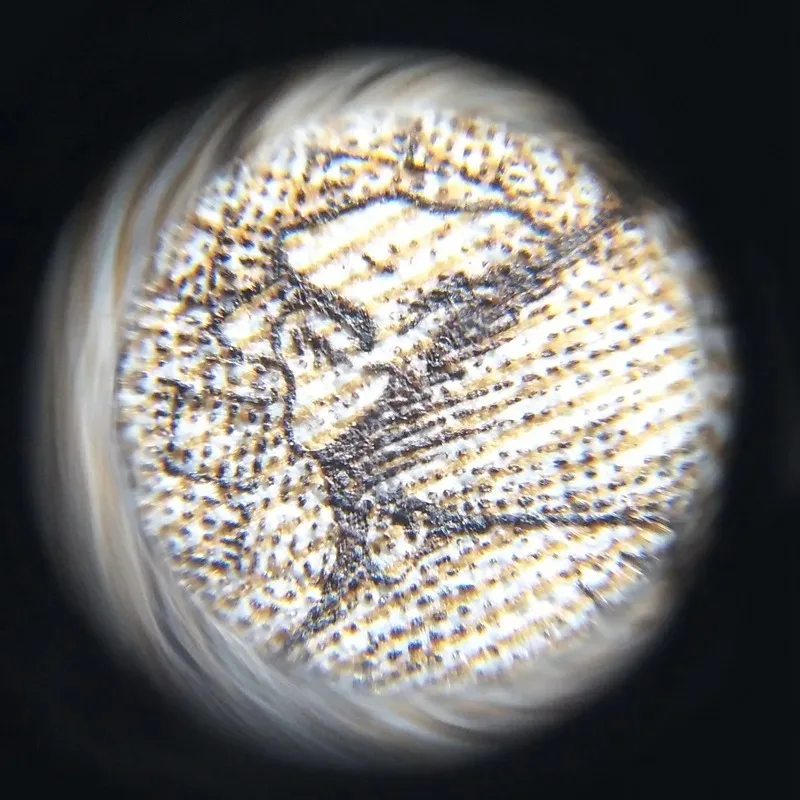 Universal clip microscope 60 times magnifying mobile phone magnifying glass banknote inspection antique identification