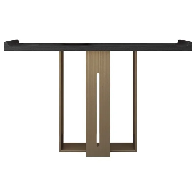 

New Chinese-style entrance table, entrance table against the wall, light luxury entry