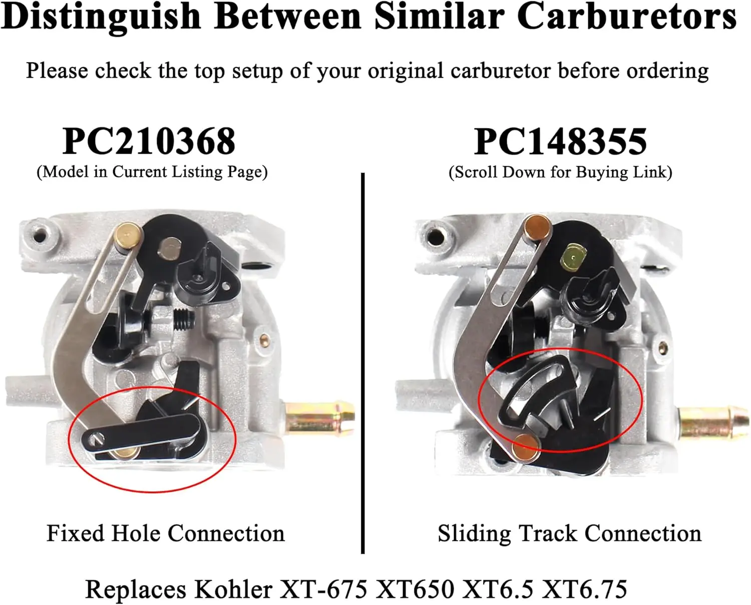Carburetor For Toro 20378 20371 20377 20171 Recycler Lawn Mower For Kohler XT675 XT650 6.5hp 149cc Engine