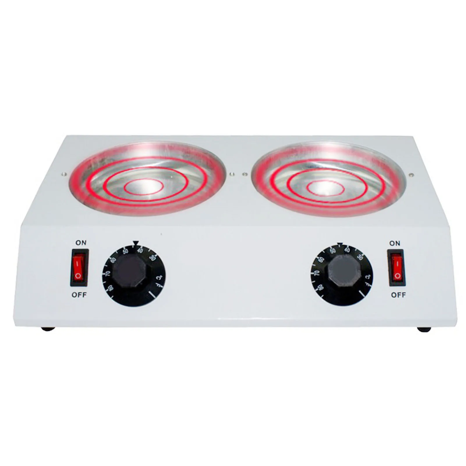 2 خزانات آلة صهر الشوكولاتة درجة حرارة ثابتة الألومنيوم غير عصا آلة الشوكولاته اليدوية 2 كجم