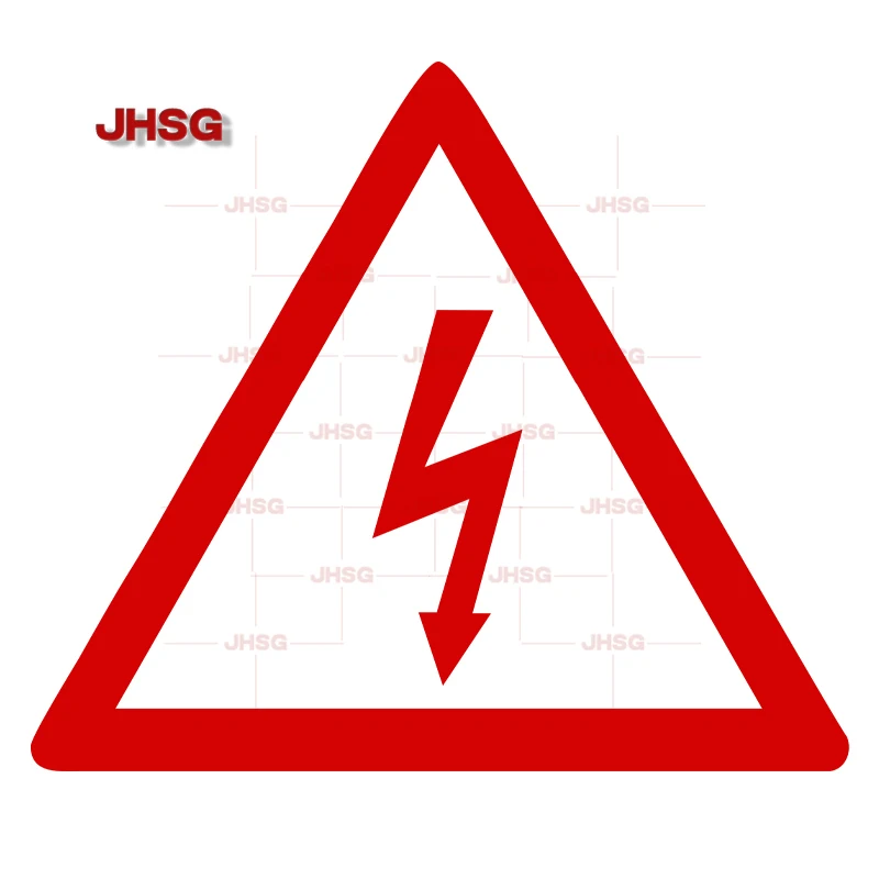 

High Voltage Danger Sign Waterproof Vinyl Sticker Car Window Exterior Decoration Sticker