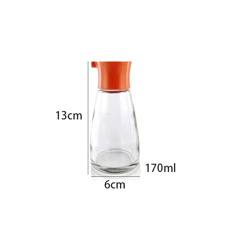 JJTHNCR Durable Oil Bottle Soy Sauce Vinegar Sesame Oil Container Olive Oil Jar Seasoning Bottle Leak-Proof Kitchen Storage