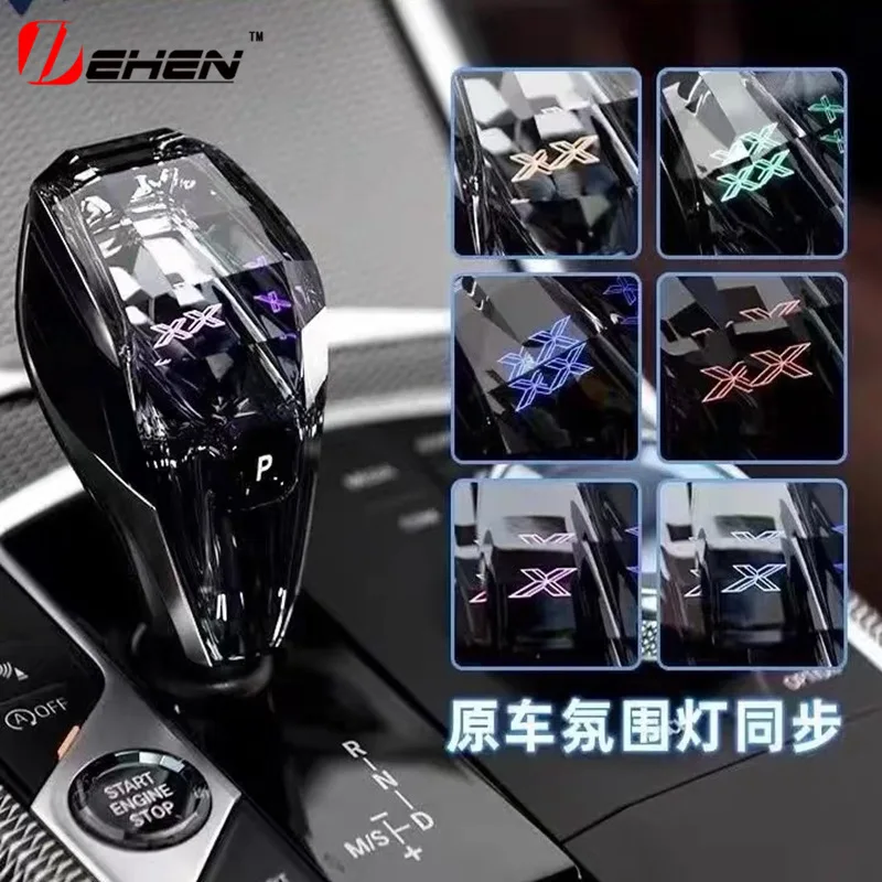 

Applicable to BMW's new X3X4X5X6X7 3 Series 4 Series 8 Series Z4 ix3 i4 modified crystal gear handle gear head
