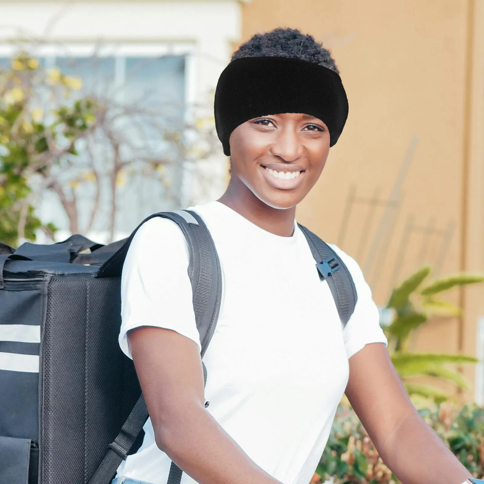 2 Pcs Warm Earmuffs Cold Weather Headbands Heater Running Knitting Women Warmers for Miss