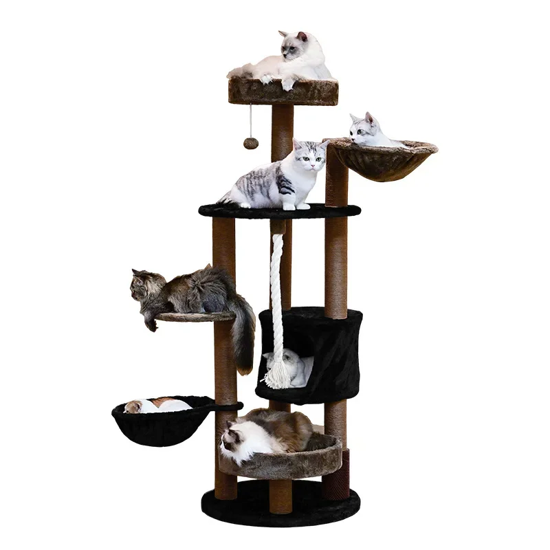 

Cat climbing frame litter cat tree integrated frame big special sisal toy jumping platform supplies