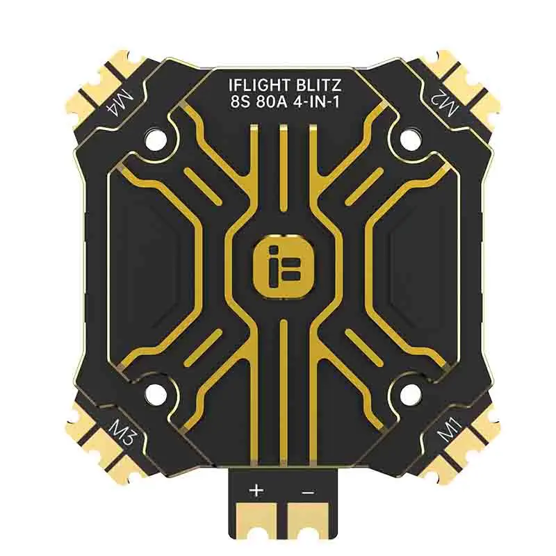

IFlight BLITZ E80 Pro 4-IN-1 ESC (G2) Featuring 35x35mm Mounting Holes Top Pick for RC FPV Racing Drone Parts
