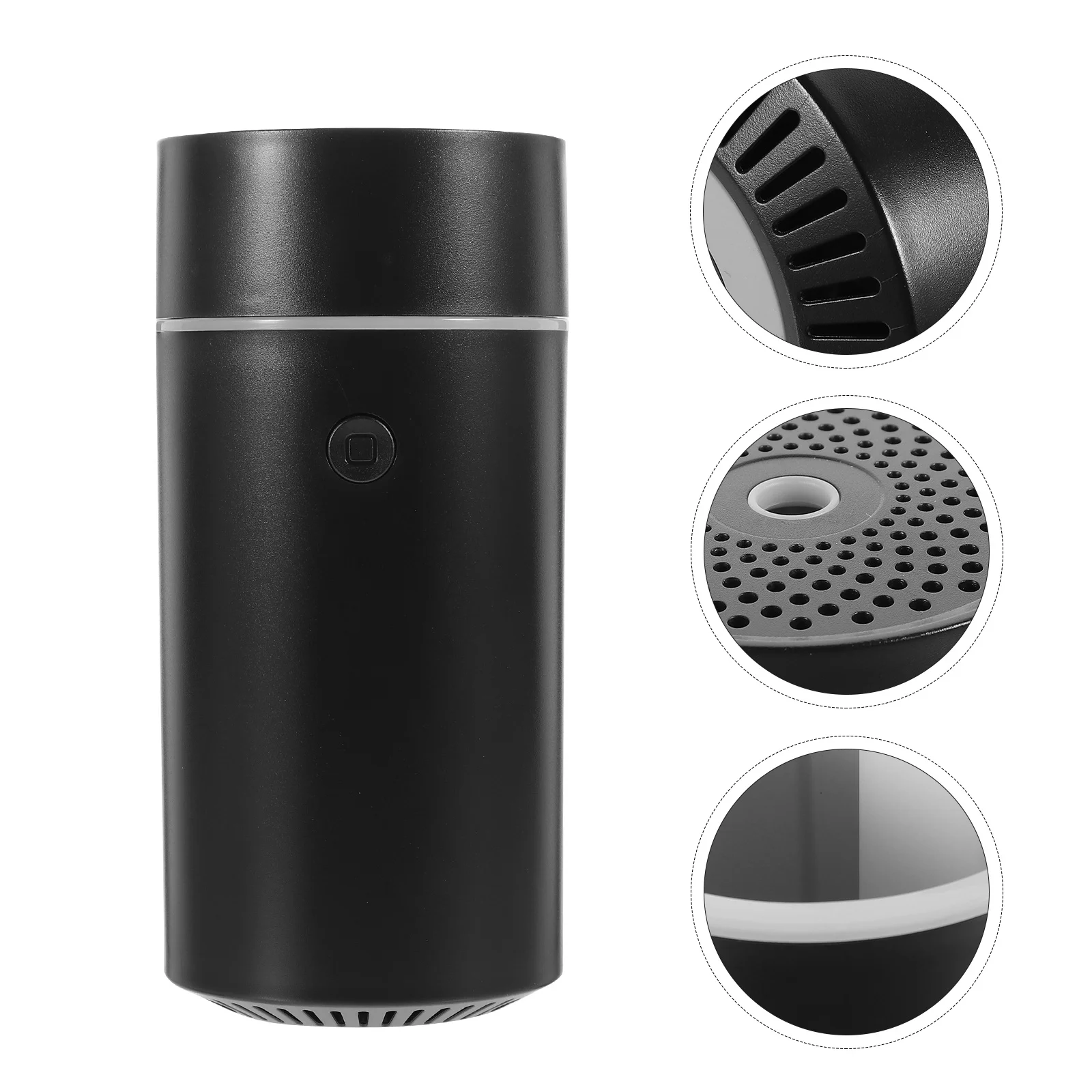 

Mini Aroma Mini Humidifier Usb Rechargeable Essential Oil Humidifier For Car Bedroom Desktop Pet Room Portable Black