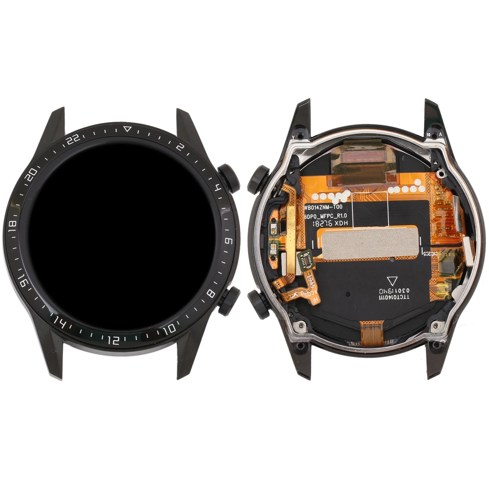 LCD Screen for Huawei Watch GT 2 46mm and Digitizer Full Assembly with Frame Watch Display Repair Replacement Part