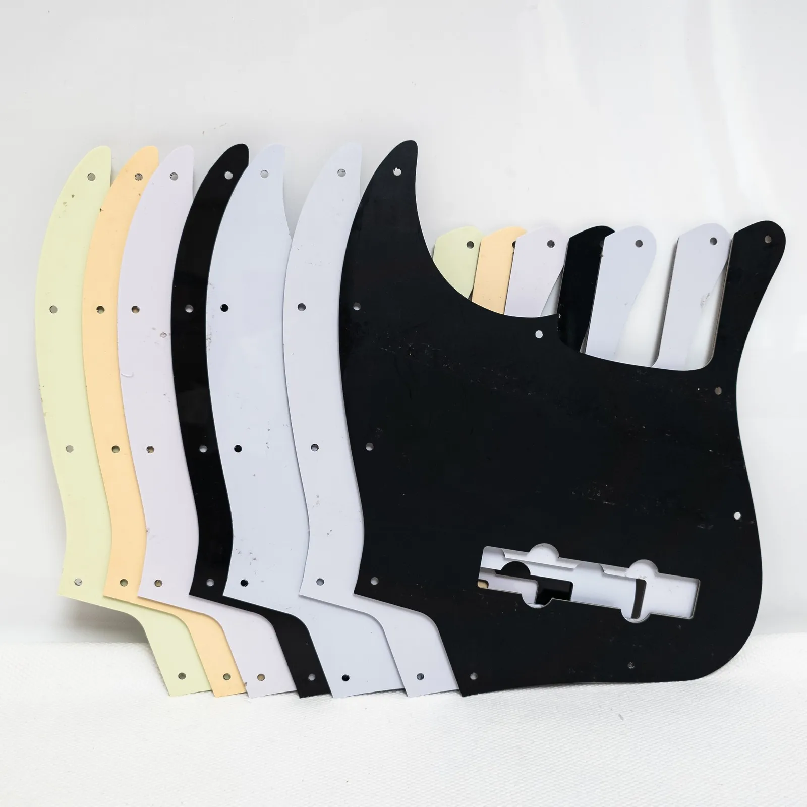 5 String Bass Pickguard 10 Hole Scratch Plate Guitar Body Guard Replacement Panel for Electric Jazz Bass Parts Accessories - view 4