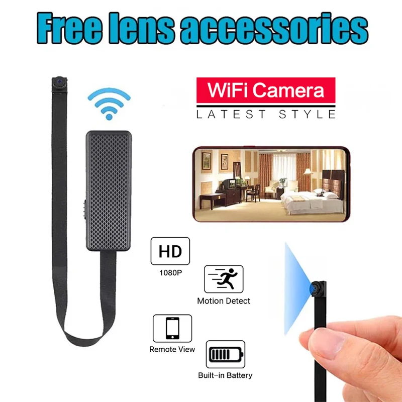 Mini Wireless Camera Diy Module Nanny Cam 1080p Wifi Cam For Wide Angle Motion Detection Alarm & Record Support Phone App