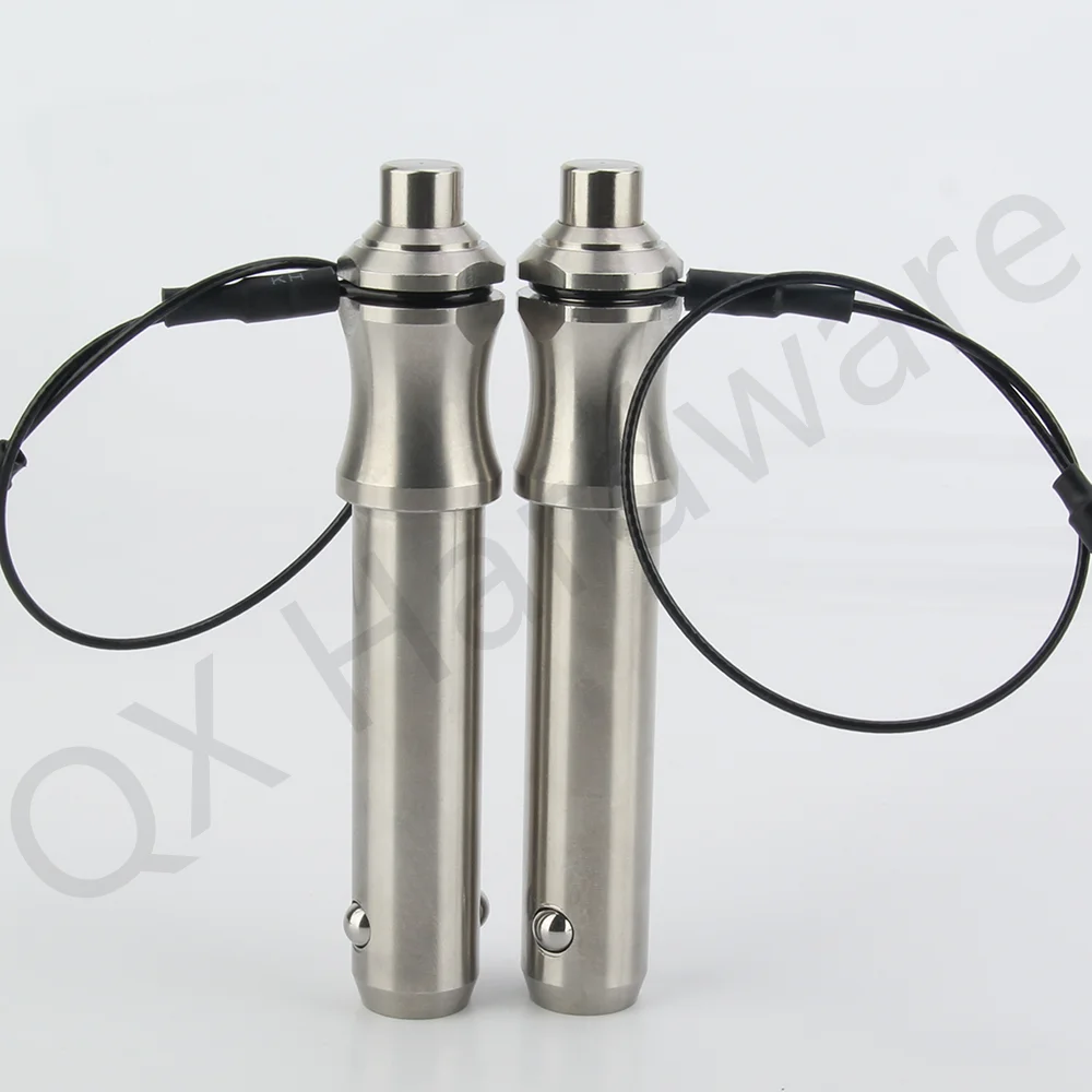 

Длина 10-100 мм шариковый стопорный штифт QX113 позиционирующий штифт из нержавеющей стали морского класса с веревкой для шарнира верхней палубы лодки