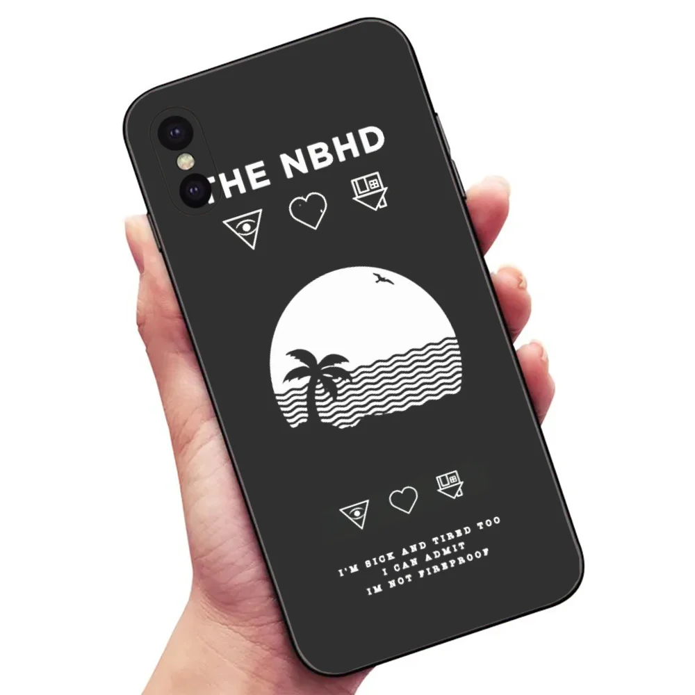 The neighbourhood band Phone Case For Samsung S24,23,22,30,21,10,9,Ultra,Plus,Lite,FE,5G Black Soft Case