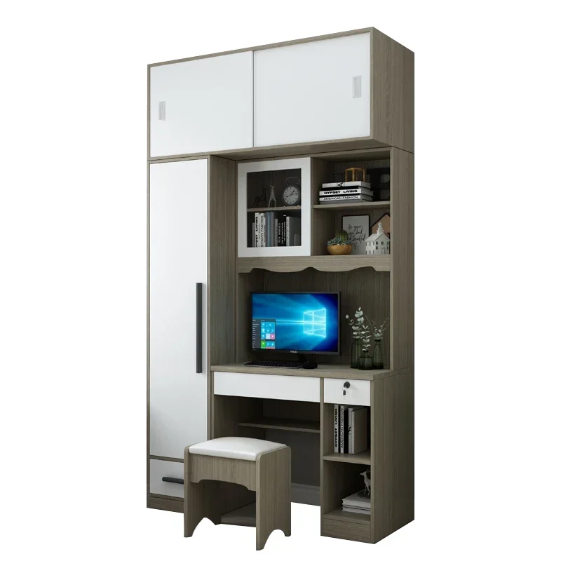 custom modern bedroom wardrobe computer table designs wood wardrobe closet portable student wardrobes