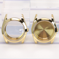 Gold 36mm/40mm Watch Case 316L Stainless Steel For Seiko nh35 nh34 nh36 nh38 Miyota 8215 Movement 28.5mm Dial Explorer Hot Sale