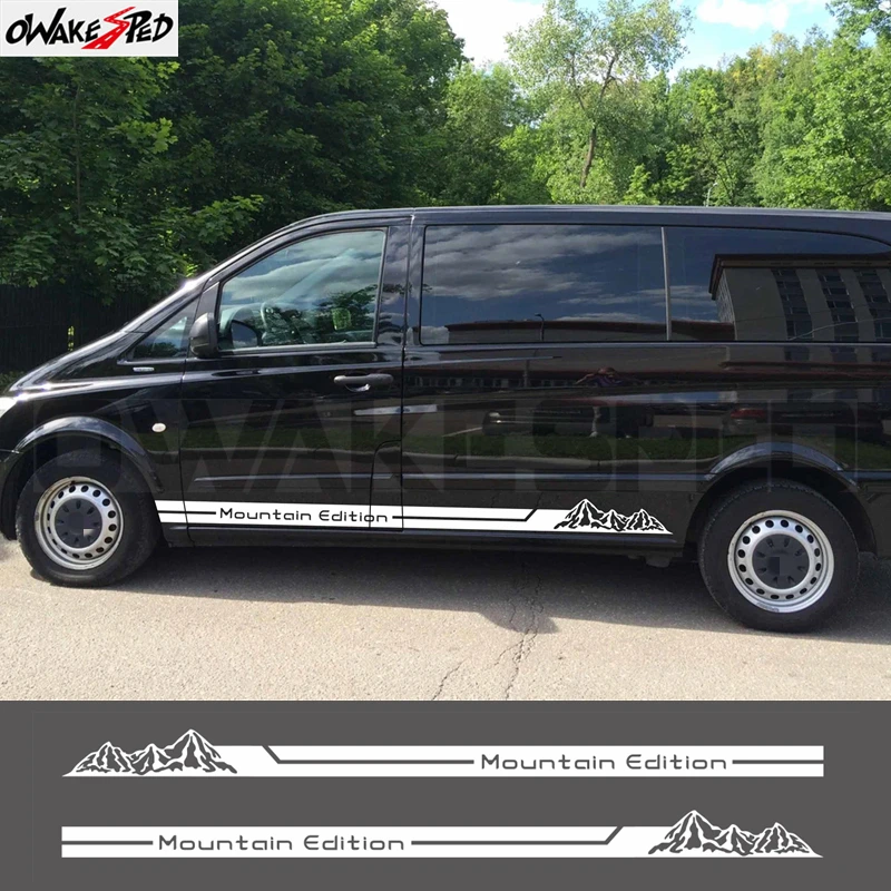 Vito V Class Viano W638 W639 W447 Marco Polo EQV Vinyl Decal Tuning Accessories Auto Mountain Edition Sticker