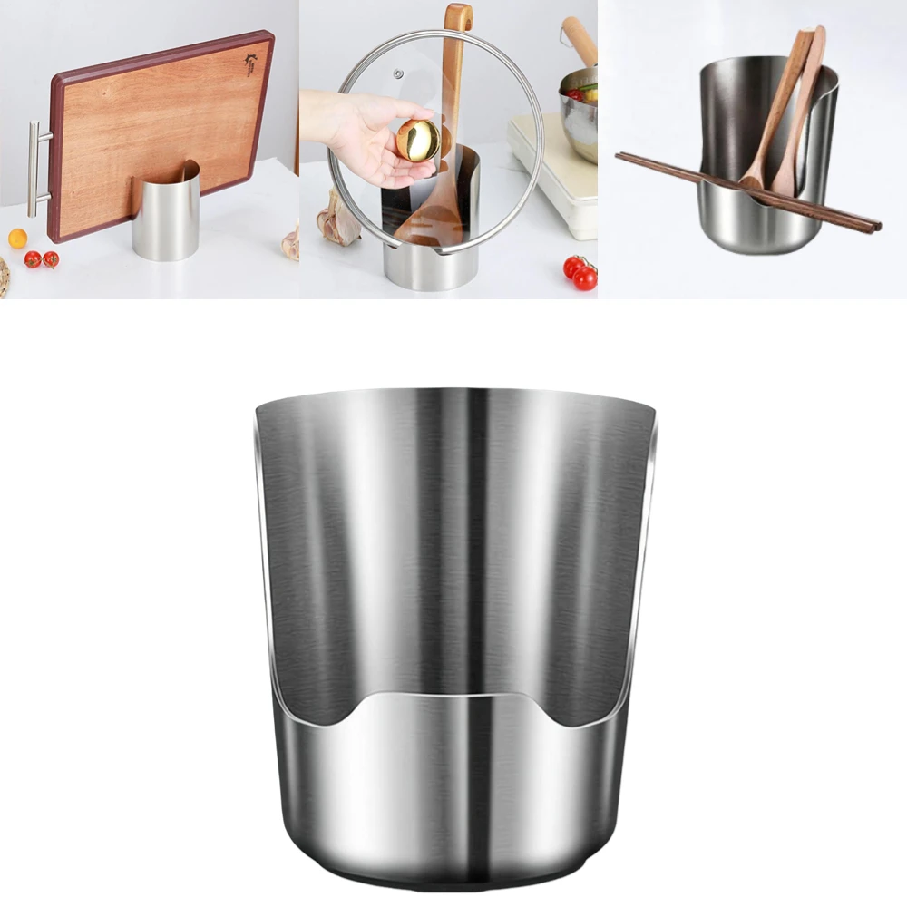 Kitchen Stainless Steel Multi-Functional Storage Rack For Pot Lid, Utensils, Spatula, Cutting Board Holder, Space Save Organizer