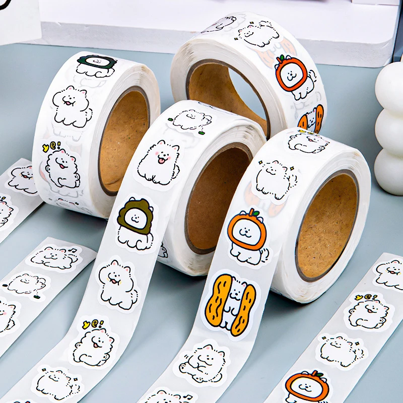 500PCS Cute Cartoon Dog Graffiti Stickers Waterproof Decals For Scrapbook Luggage Laptop Sticker Kids Girls Toy Gifts